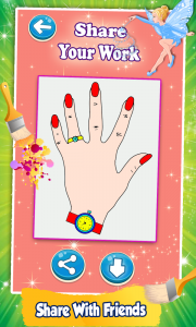 اسکرین شات 7 برنامه Nails Polish Coloring Pages