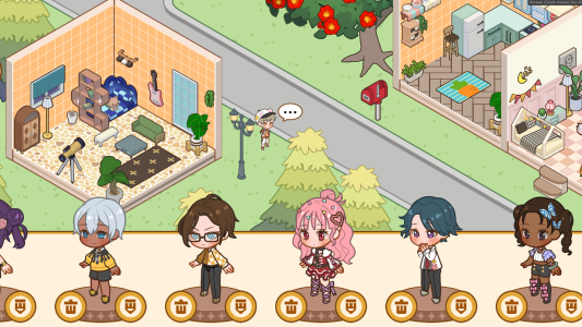 اسکرین شات 5 بازی Sweet My Home: Decor & Dressup