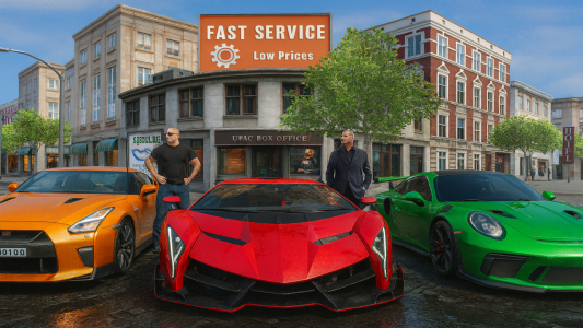 اسکرین شات 1 برنامه Supercar Street Racing Sim