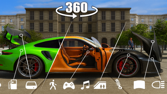 اسکرین شات 2 برنامه Supercar Street Racing Sim