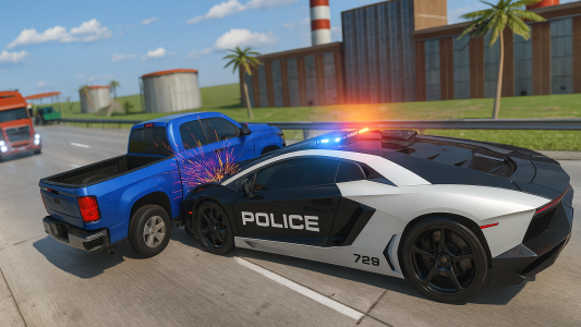 اسکرین شات 1 بازی Police Car Traffic