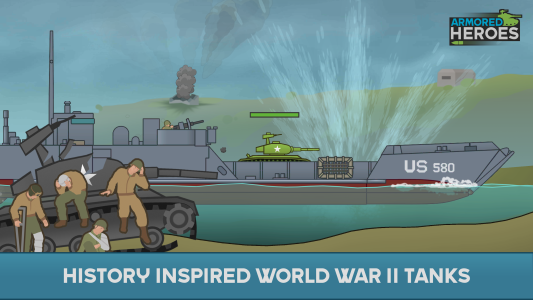 اسکرین شات 2 بازی Armored Heroes - Tank Wars
