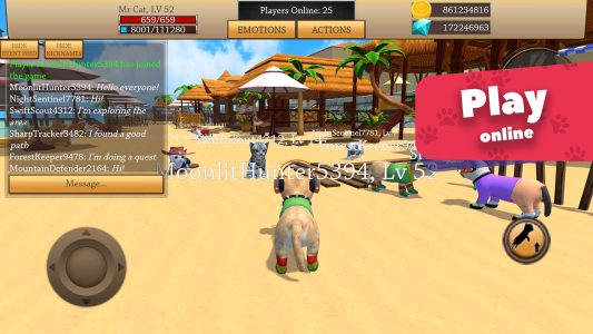 اسکرین شات 2 بازی Cat Simulator 3D - Animal Life