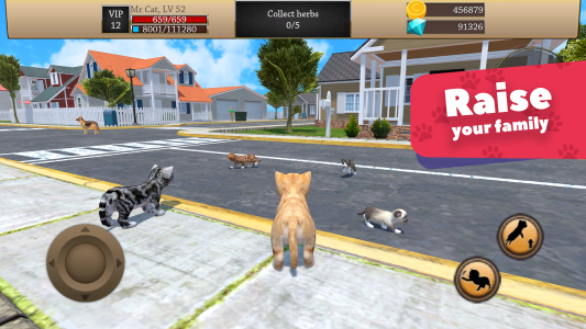 اسکرین شات 1 بازی Cat Simulator 3D - Animal Life