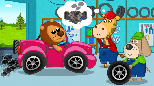 اسکرین شات 5 بازی Hippo Car Service Station