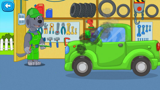 اسکرین شات 1 بازی Puppy Adventures: Car Service