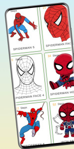 اسکرین شات 2 بازی How to draw SpiderMun