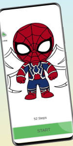 اسکرین شات 6 بازی How to draw SpiderMun