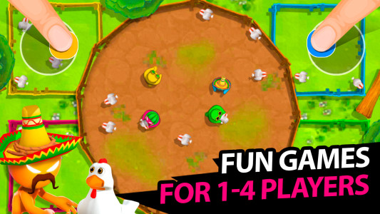 اسکرین شات 3 بازی Stickman Party 234 MiniGames