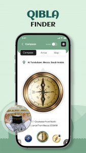 اسکرین شات 4 برنامه Muslim Prayer Time - Namaz
