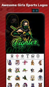 اسکرین شات 7 برنامه Logo Esport Maker For Girls |