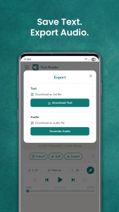 اسکرین شات 5 برنامه Text Reader: Text to Speech