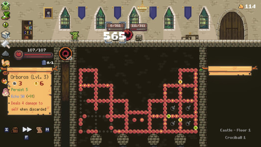 اسکرین شات 5 بازی Peglin - A Pachinko Roguelike