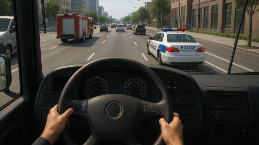 اسکرین شات 1 بازی POV Bus Drive