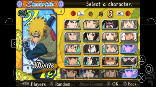 اسکرین شات 4 بازی شبیه ساز ناروتو قهرمانان 3 کامل