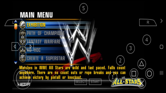 اسکرین شات 1 بازی کشتی کج ALL STARS