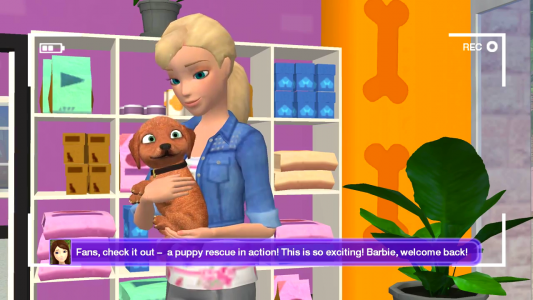 اسکرین شات 1 بازی باربی ماجراجویی توله سگ ها