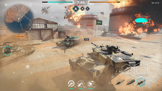 اسکرین شات 2 بازی MWT: Tank Battles