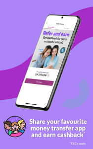 اسکرین شات 5 برنامه Singtel Dash – Remit Money