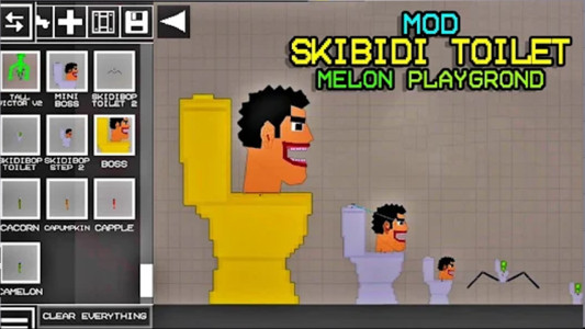 اسکرین شات 5 بازی Mod Skibidi Cameraman Melon