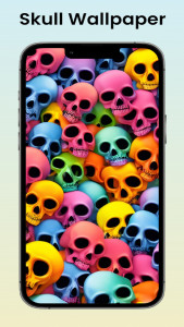 اسکرین شات 2 برنامه skull wallpaper