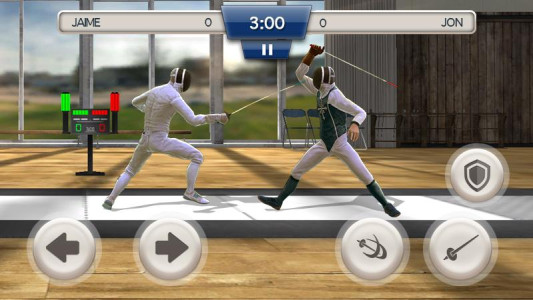 اسکرین شات 3 بازی Fencing Swordplay 3D