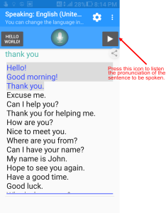 اسکرین شات 3 برنامه Languages pronunciation