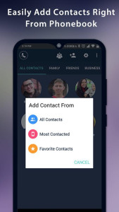 اسکرین شات 3 برنامه Speed Dial Widget - Quick and