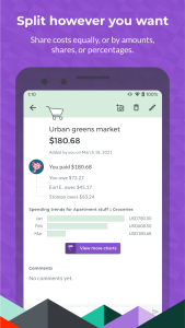 اسکرین شات 5 برنامه Splitwise