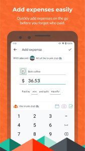 اسکرین شات 3 برنامه Splitwise