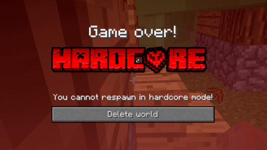 اسکرین شات 1 برنامه Hardcore Mod for Minecraft PE
