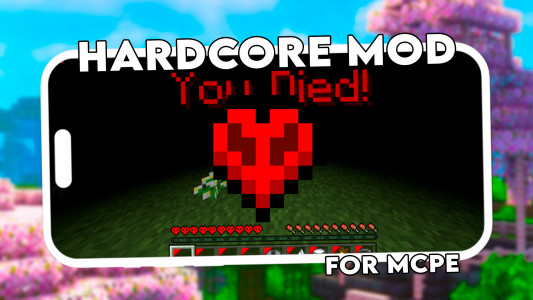 اسکرین شات 6 برنامه Hardcore Mod for Minecraft PE