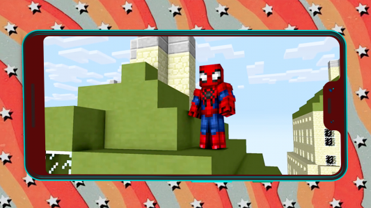 اسکرین شات 3 بازی Spider-Man Game Minecraft Mod