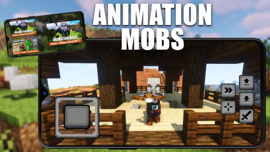 اسکرین شات 1 برنامه Mods Mobs Animations Minecraft