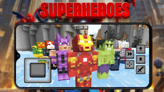اسکرین شات 5 برنامه Superheroes Addon Minecraft PE