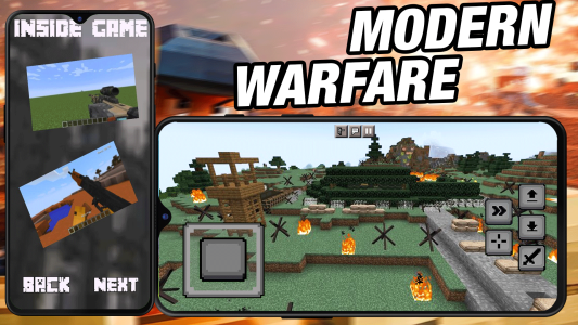 اسکرین شات 4 برنامه Warfare Mods for Minecraft PE