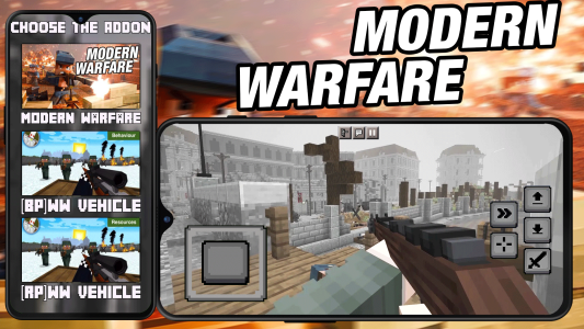 اسکرین شات 2 برنامه Warfare Mods for Minecraft PE