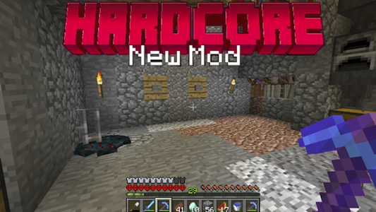 اسکرین شات 4 برنامه Mods Hardcore for Minecraft PE