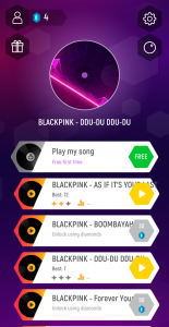 اسکرین شات 1 بازی BLACKPINK Hop : Kpop Music