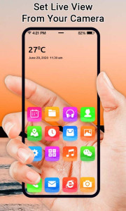 اسکرین شات 2 برنامه Transparent Live Wallpaper