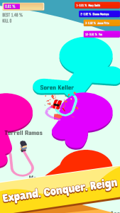 اسکرین شات 2 بازی King.io: Conquer The World