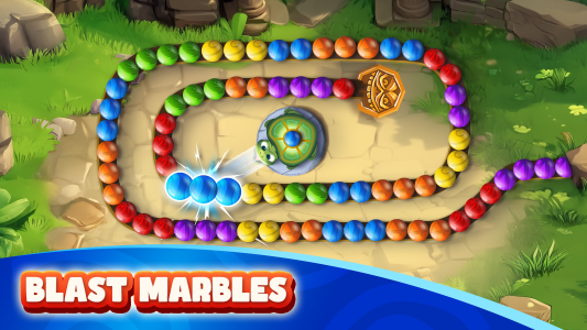 اسکرین شات 1 بازی Marble Woka Woka: Jungle Blast