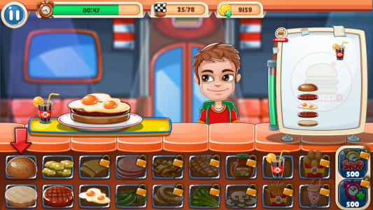 اسکرین شات 6 بازی Burger Fest: Cooking Games