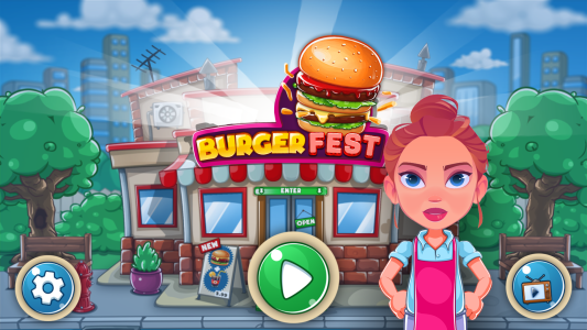 اسکرین شات 1 بازی Burger Fest: Cooking Games