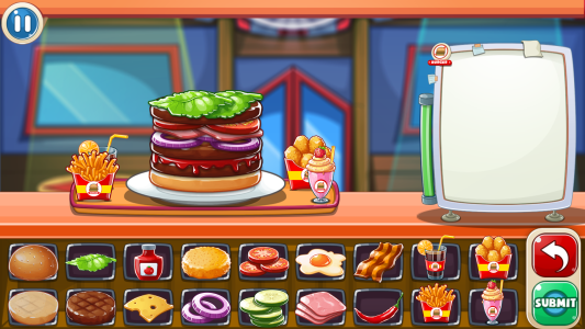 اسکرین شات 7 بازی Burger Fest: Cooking Games