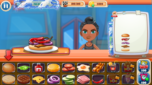 اسکرین شات 5 بازی Burger Fest: Cooking Games