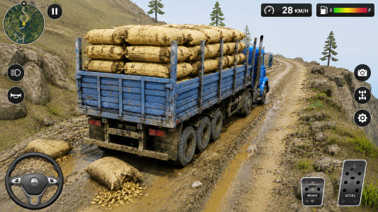 اسکرین شات 5 بازی Real Truck Offroad 3D