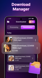 اسکرین شات 6 برنامه Video Player & Download Video