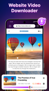 اسکرین شات 4 برنامه Video Player & Download Video