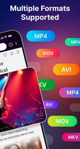 اسکرین شات 2 برنامه Video Player & Download Video